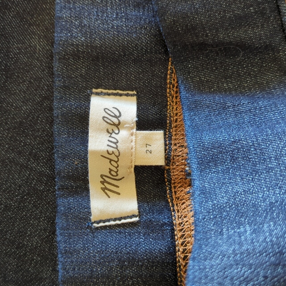 LIKE NEW Madewell Pull-On Skinny Flare Jeans in Heavenley Wash Size 27 - Picture 11 of 12